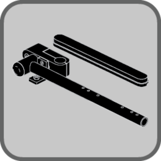 Picture for category Cane Mounted Flip Up Armrests