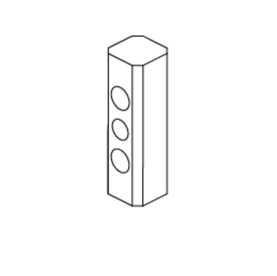 Picture of NUT FLAT BLACK ZINC,M8-1.25,LOWER ADJUSTMENT
