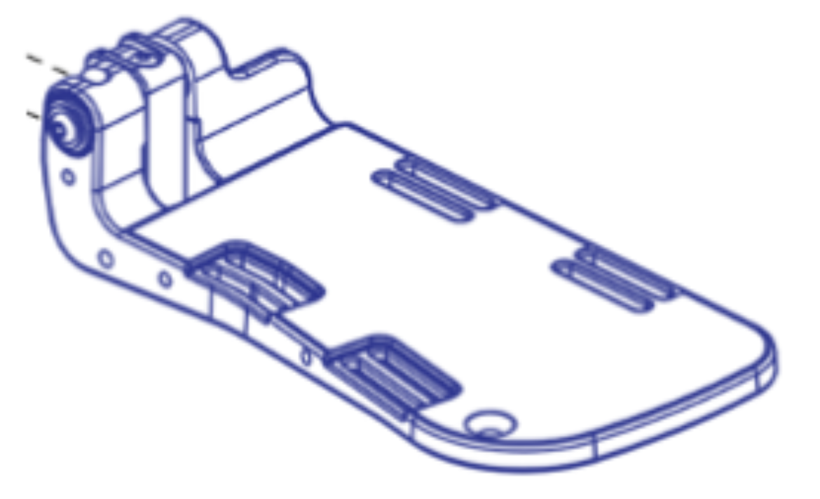 Picture of FOOTPLATE ASSY 5" X 8", 10-16" LENGTH - RIGHT
