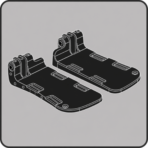 Picture for category 5"W x 8"D Footplates