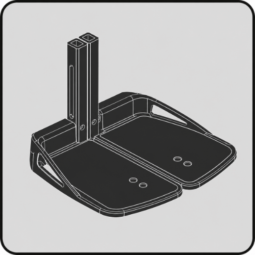 Picture for category 5"W x 9"D Footplate