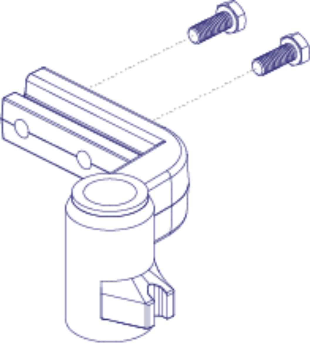 Picture of EXTENDED SWING AWAY MOUNT ASSEMBLY, LEFT