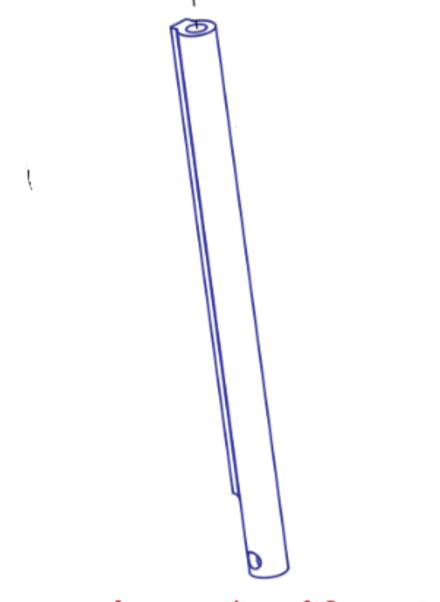 Picture of FOOT DROP BAR, STANDARD, ANGLE ADJUSTABLE