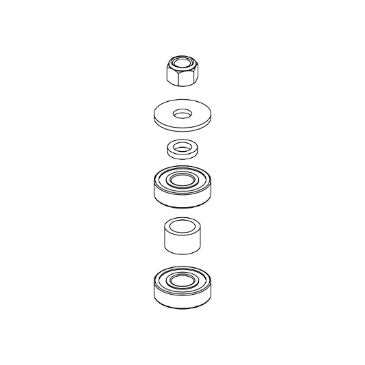 Picture of ANTI-FLUTTER KIT,REAR CASTER,Q6EDGE