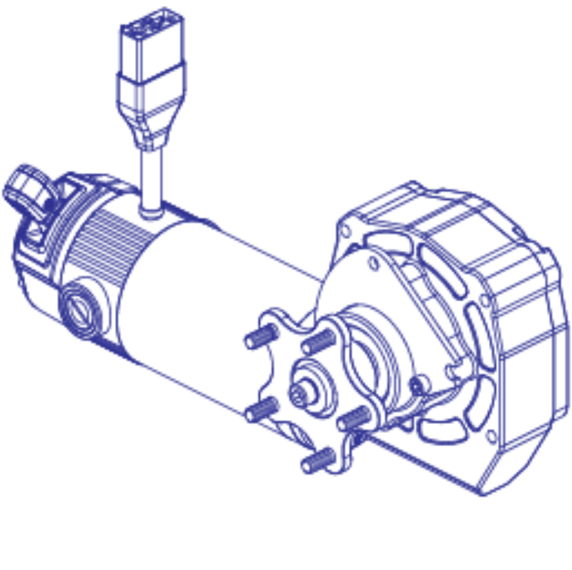 Picture of MOTOR ASM,EDGE MINI,LINIX,HUB &LEVER,29:1, LEFT