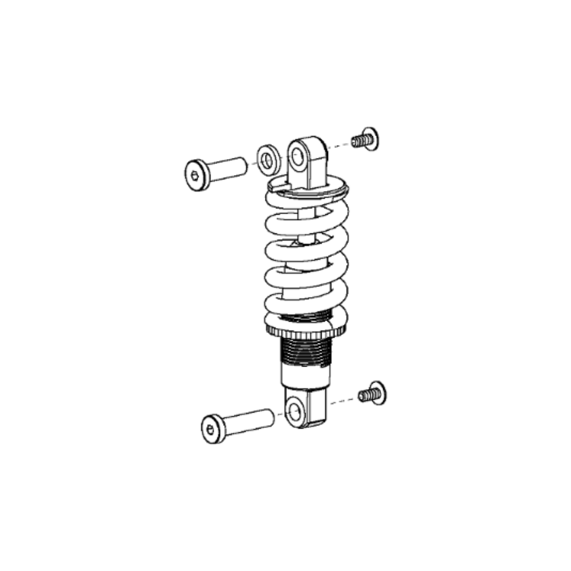 Picture of FRONT SUSPENSION SERVICE ASSEMBLY,BLACK AND GOLD,LIFT