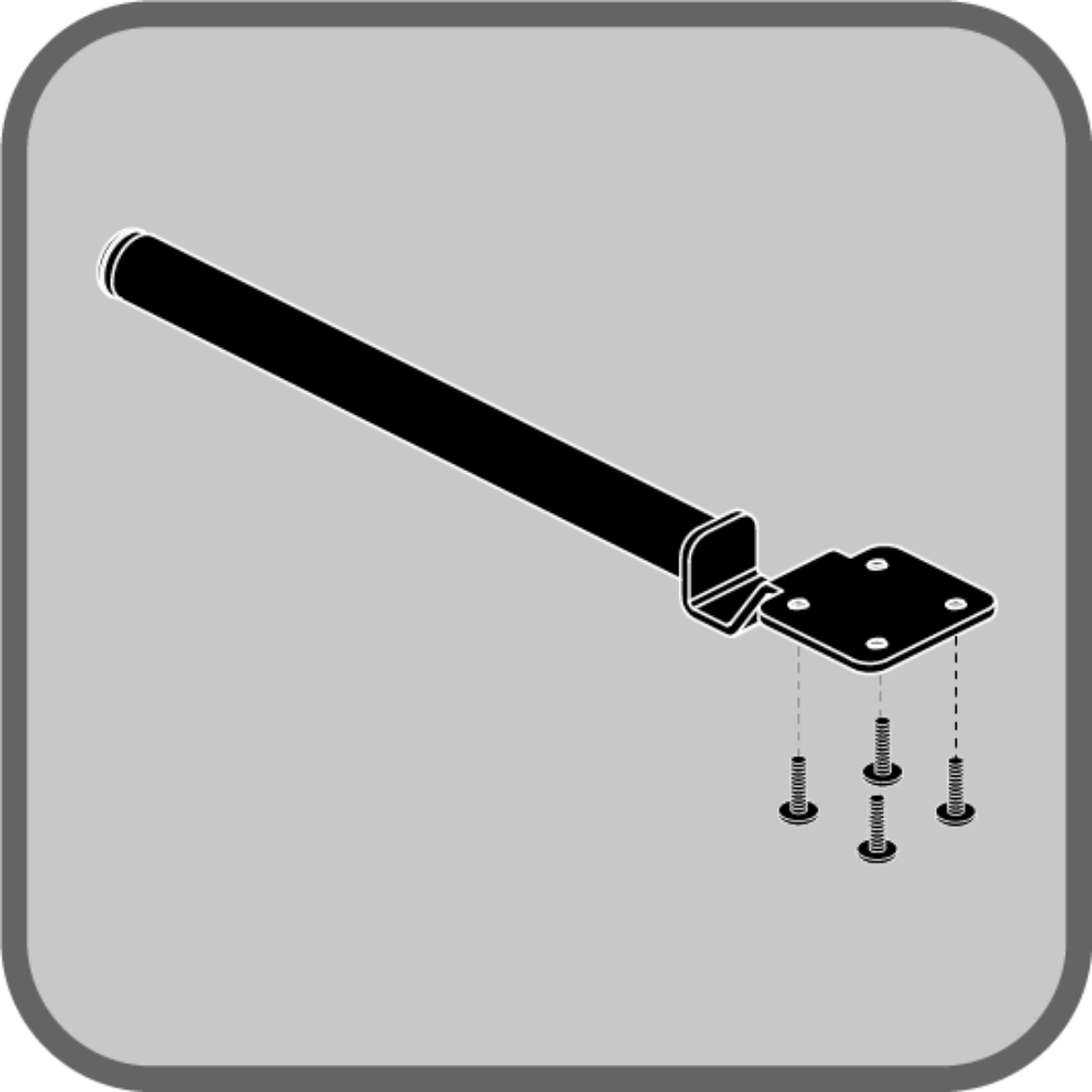 Picture of MOUNTING BRACKET,CURTIS CONTROLLER,INLINE