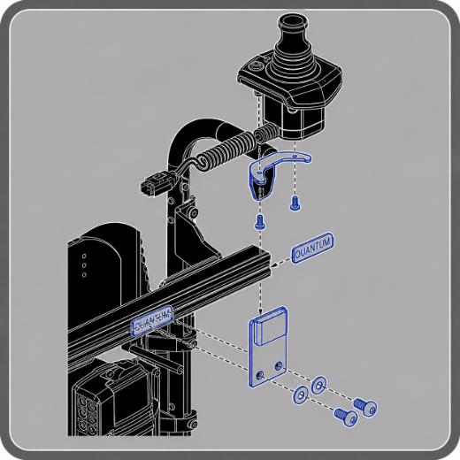 Picture for category QL3 Attendant Control Accessory Bar Mounting