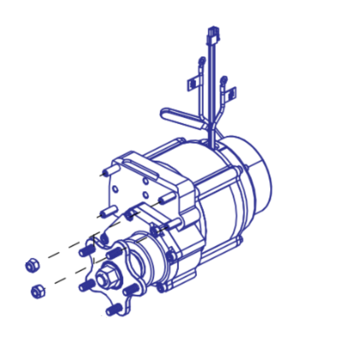 Picture of 4X4 INLINE MOTOR, RIGHT REAR *Replace with Right Front Motor