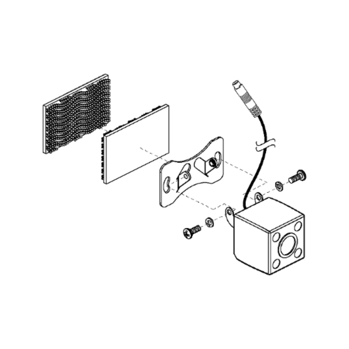 Picture of QUANTUM BACKUP CAMERA, BRACKET DUAL LOCK ASSEMBLY