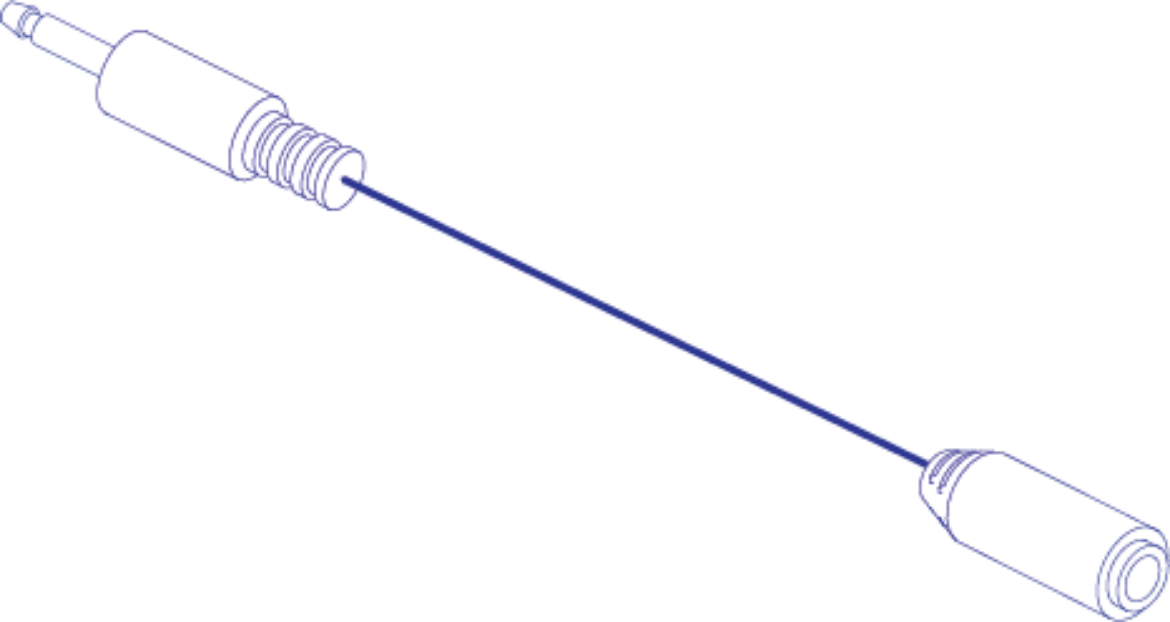 Picture of HARNESS, 3.5MM MONO EXTENSION CABLE, L = 660