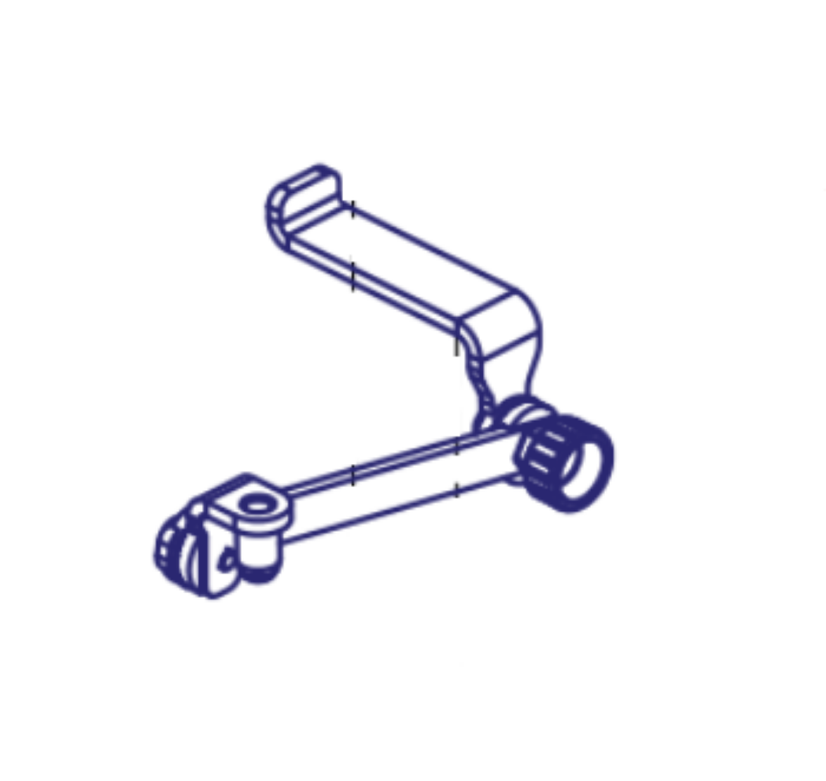 Picture of LAP TRAY PIVOT ASSEMBLY, RIGHT