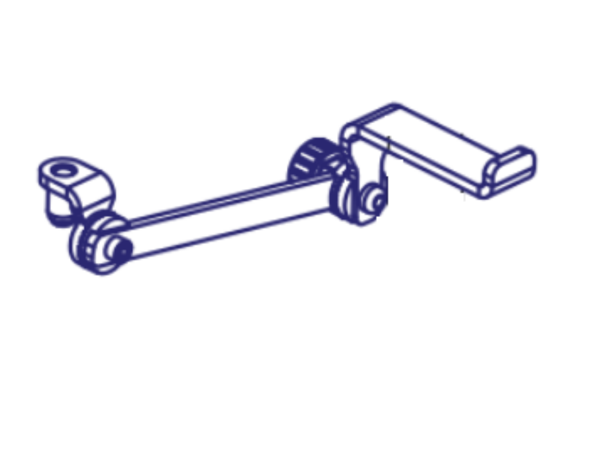 Picture of LAP TRAY PIVOT ASSEMBLY, LEFT