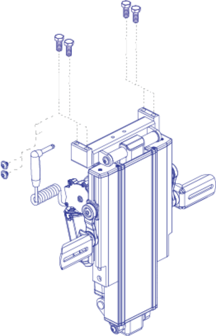 Picture of LEGREST,ASSY,CENTER MOUNT AFP,TB4,SINGLE MOTOR