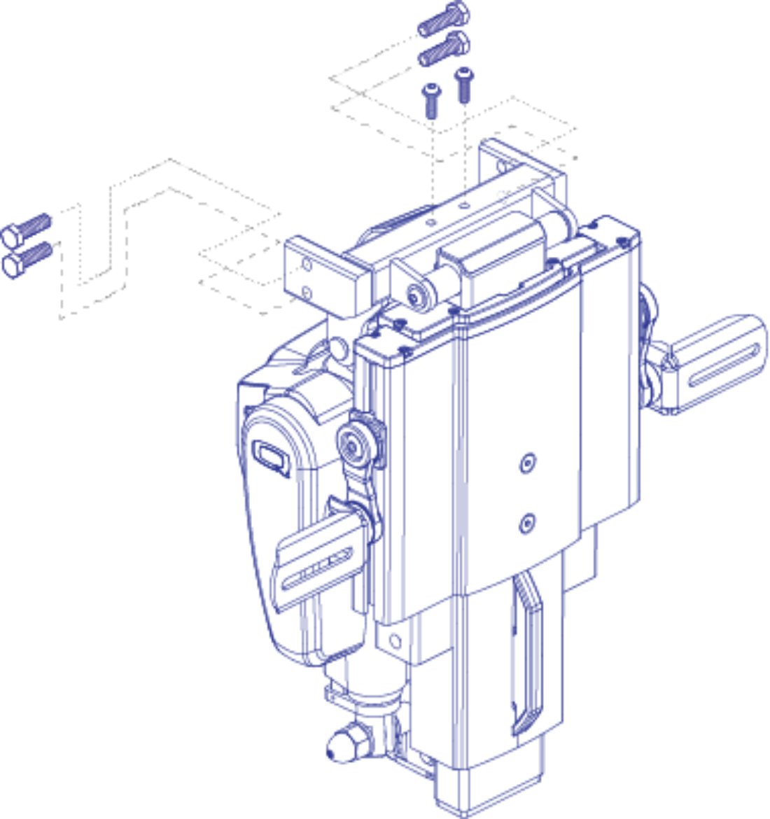 Picture of LEGREST,ASSY,CENTER MOUNT,ARTICUL FOOT PLATFORM