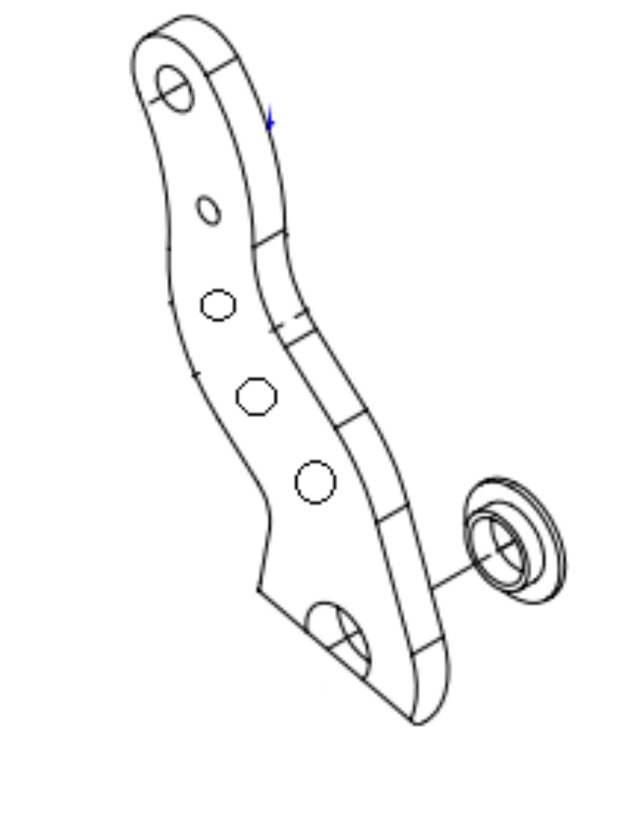 Picture of LINK, LOWER SCISSORS, TB4
