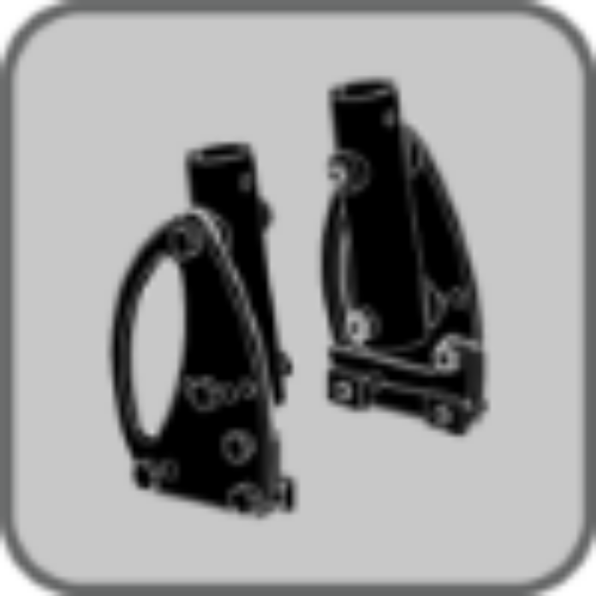 Picture of Flip Forward Mounting Kit - Requires Angle Adjustable Back Cane