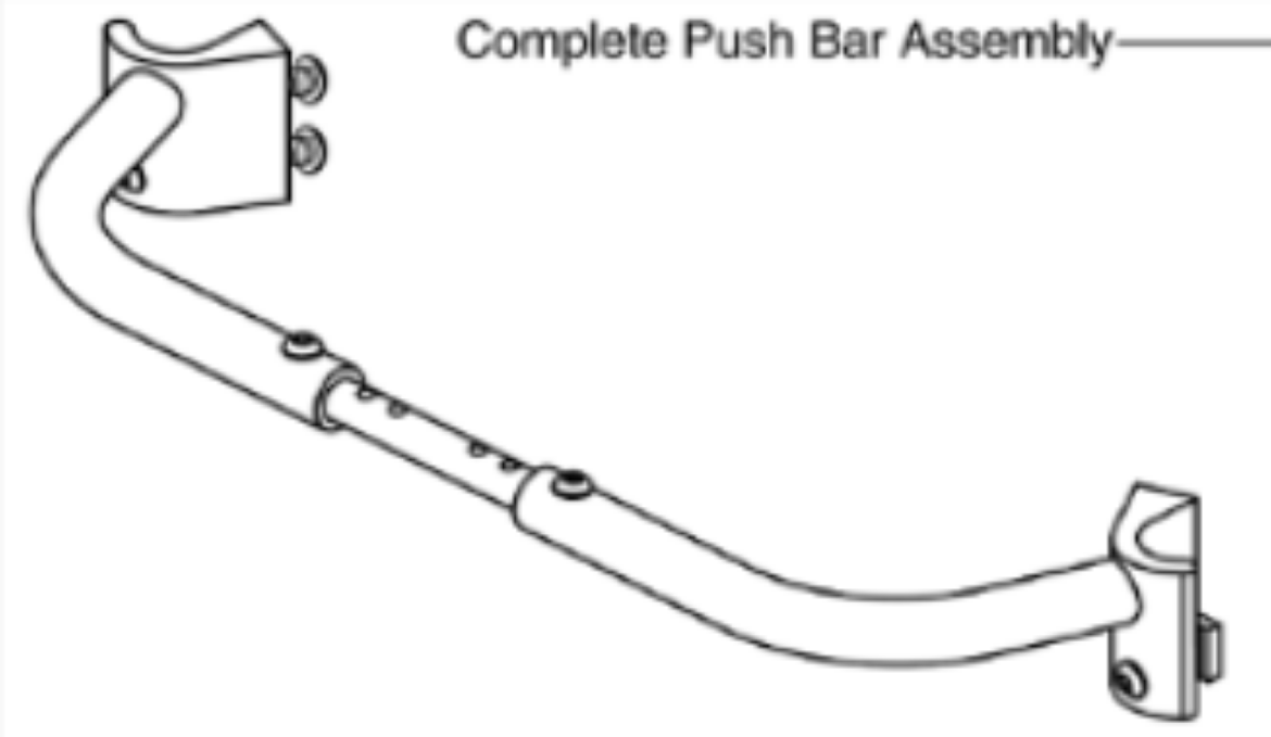 Picture of PUSH BAR,ASSY,14"W-18"W,TRU-BALANCE