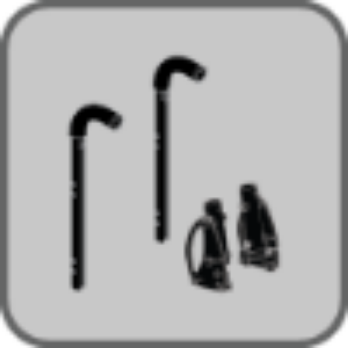 Picture of 16" Tall, 14"-18" Wide Back Cane Assembly