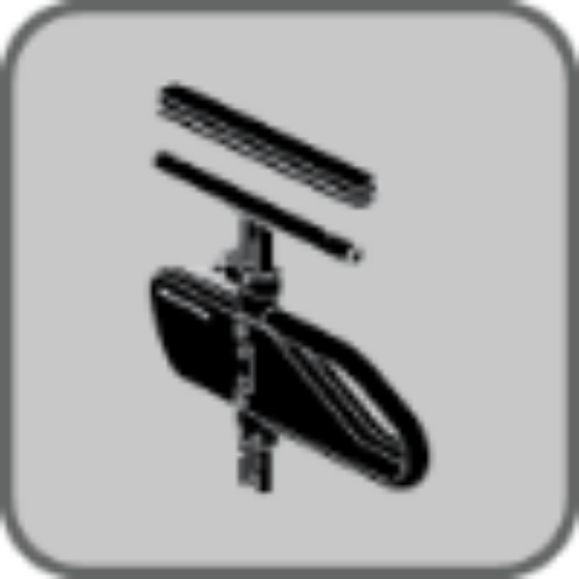 Picture for category Single Post Height Adjustable Armrest - 10" Length, Full Assembly