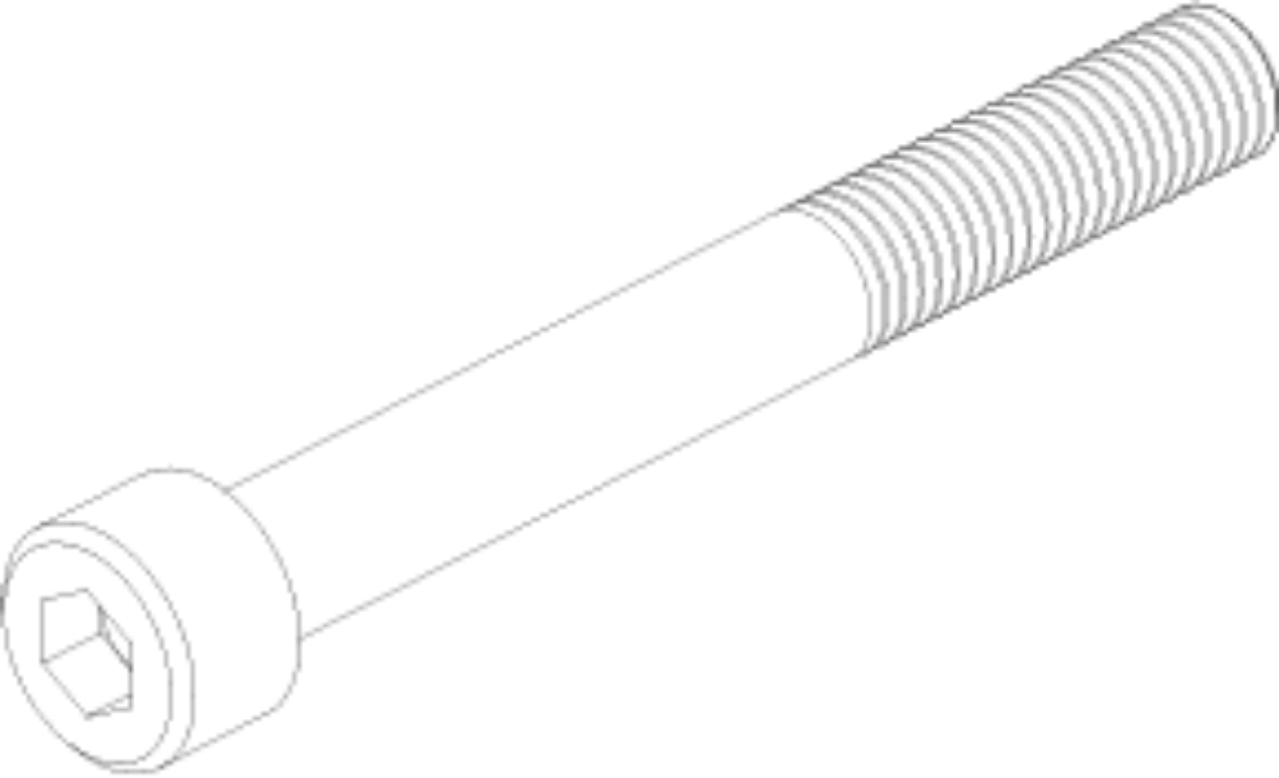 Picture of SCREW, SHCS,BLACK ZINC,5/16-18LOW HEAD,GRADE8,W/NYLON PATCH