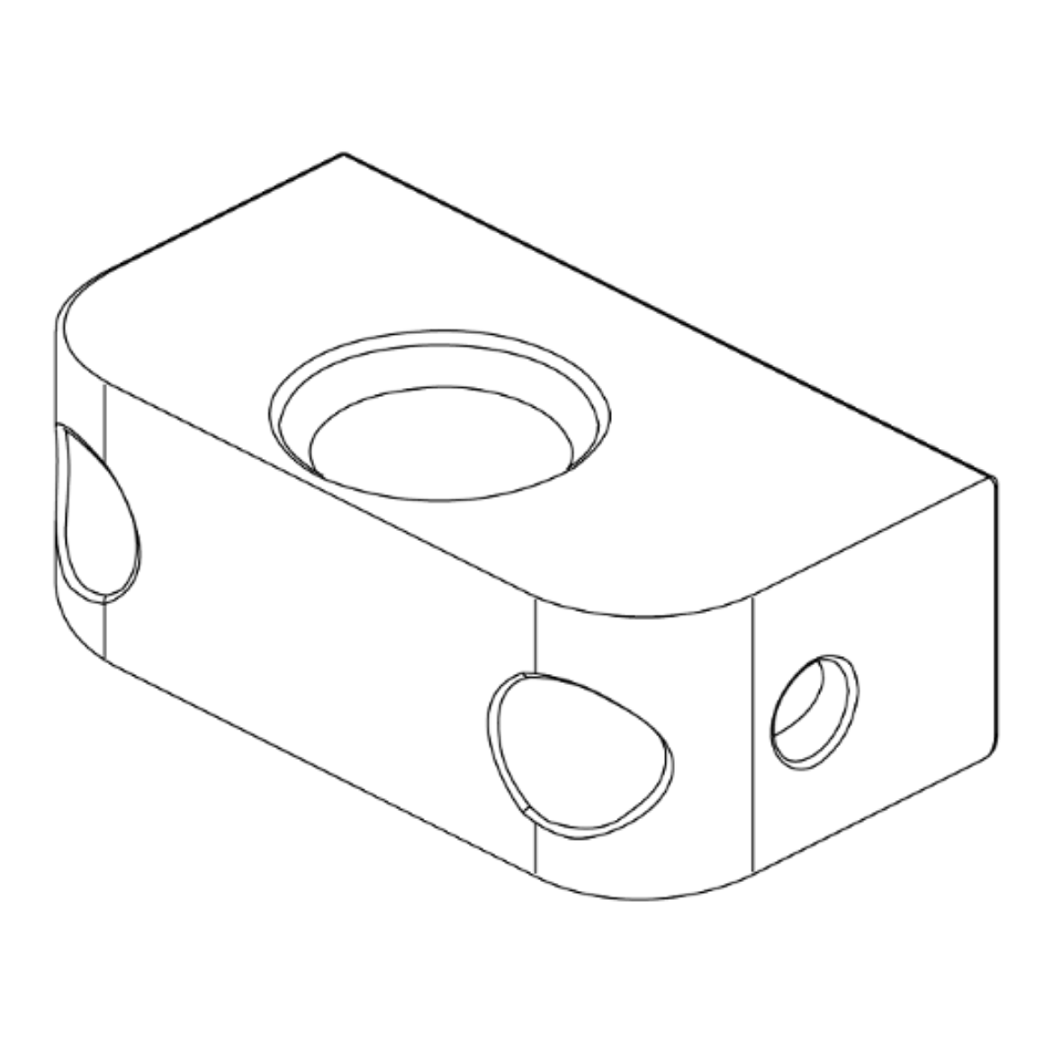 Picture of ARMREST,BLOCK,REAR,TWO POST FLIP-UP ARMREST