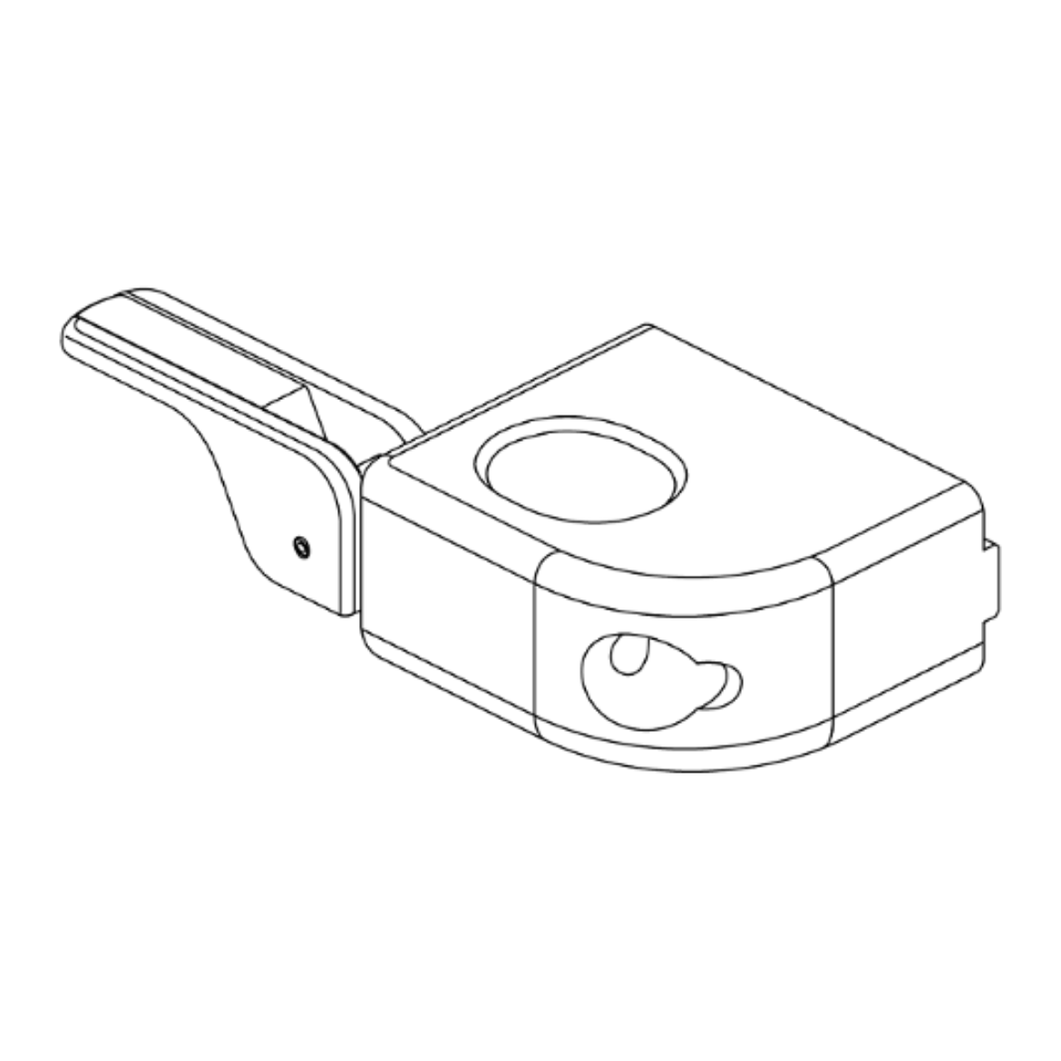Picture of ARMREST,LATCH BLOCK,TWO POST FLIP-UP,FRONT,LEFT
