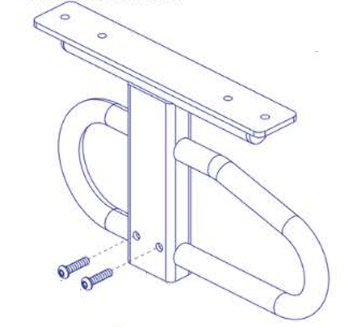 Picture of ARMREST,WELDMENT,HD REMOVABLE,BARIATRIC