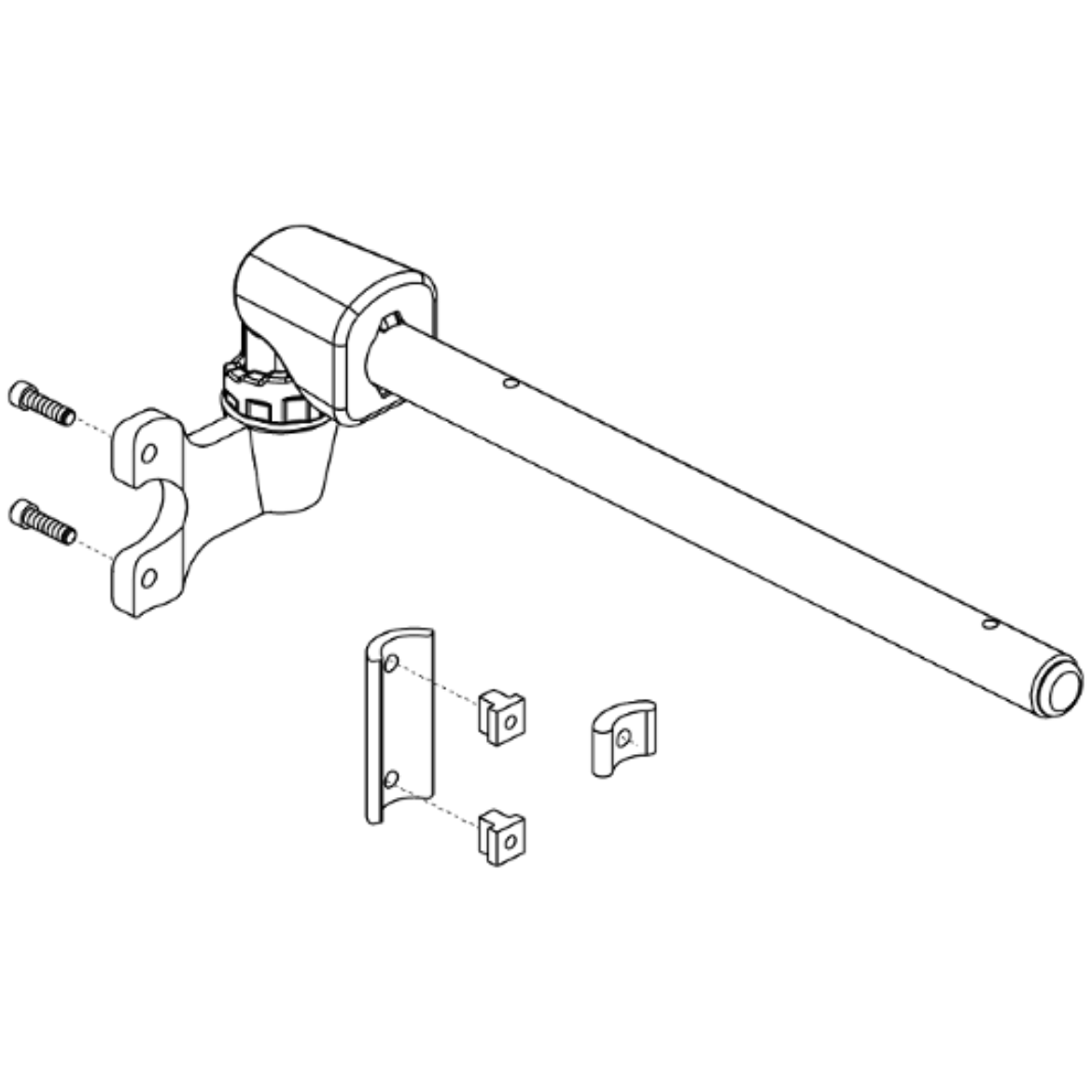 Picture of ARMREST,ASSY,CANTILEVER ARMS,FULL LENGTH,LEFT,SYNERGY