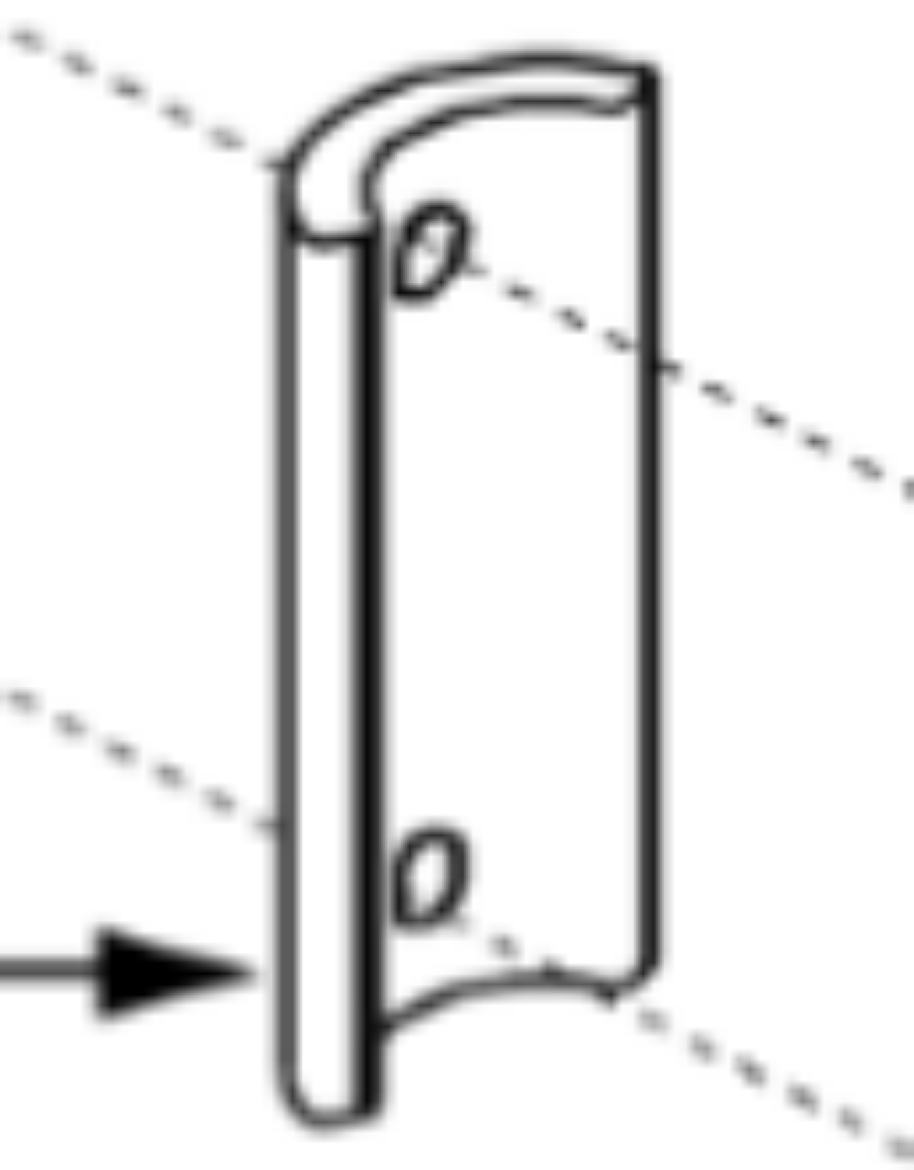 Picture of SPACER,BLACK,ALUMINUM,CANTILEVER ARMS