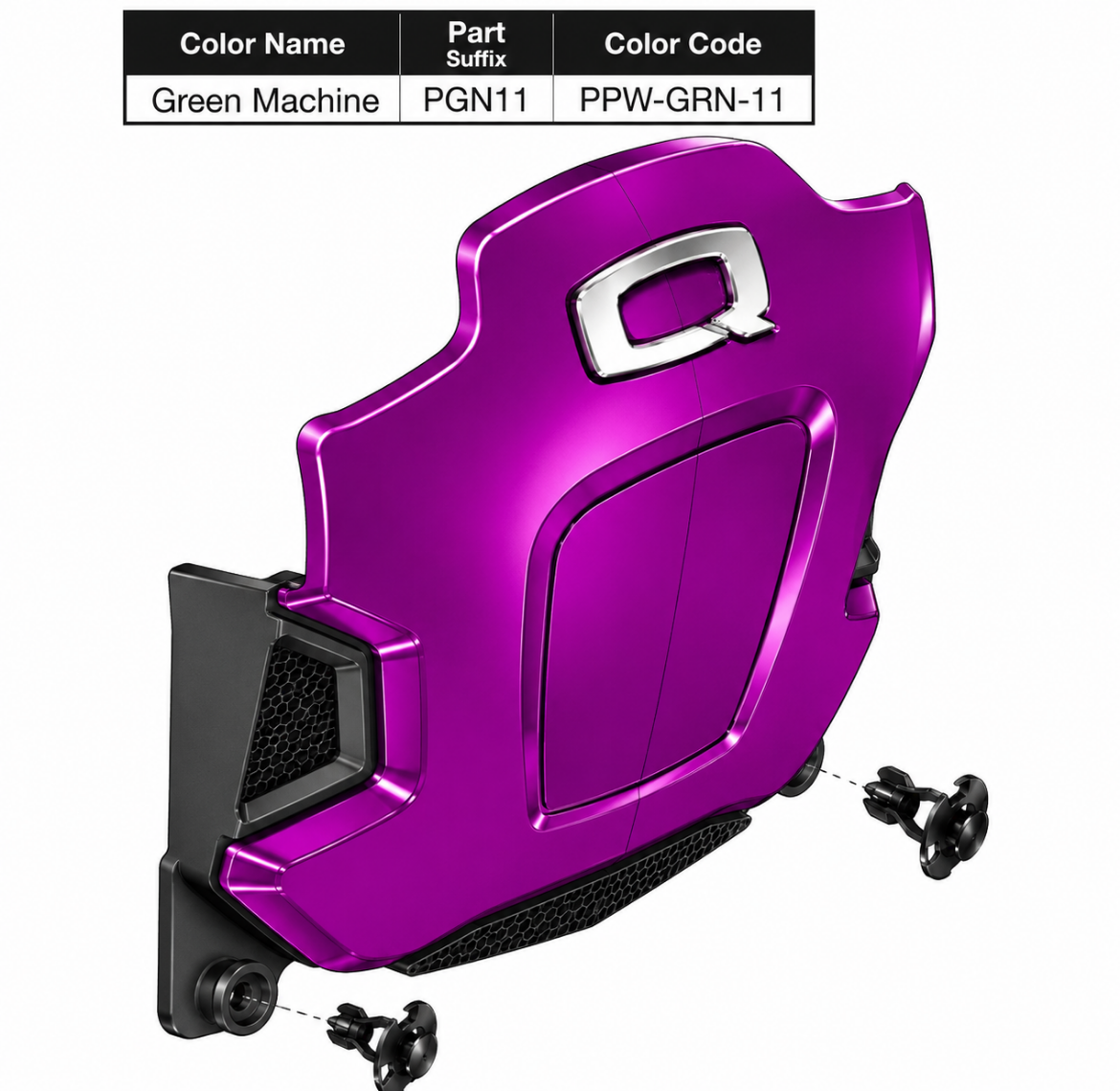 Picture of DOOR,OUTER,PAINTED,PPW-PNK-04(RASPBERRY BERET)(DGN1714084),WITH INSERTS,REDESIGNED BACK