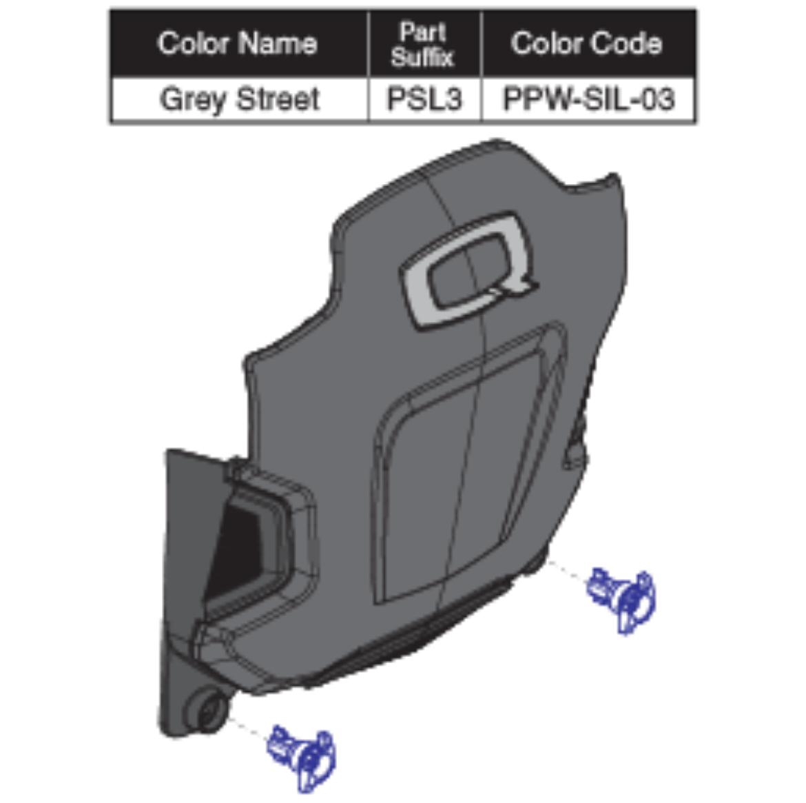 Picture of ELECTRONICS BOX,ASSY,GREY STREET,W/MOUNTING HARDWARE