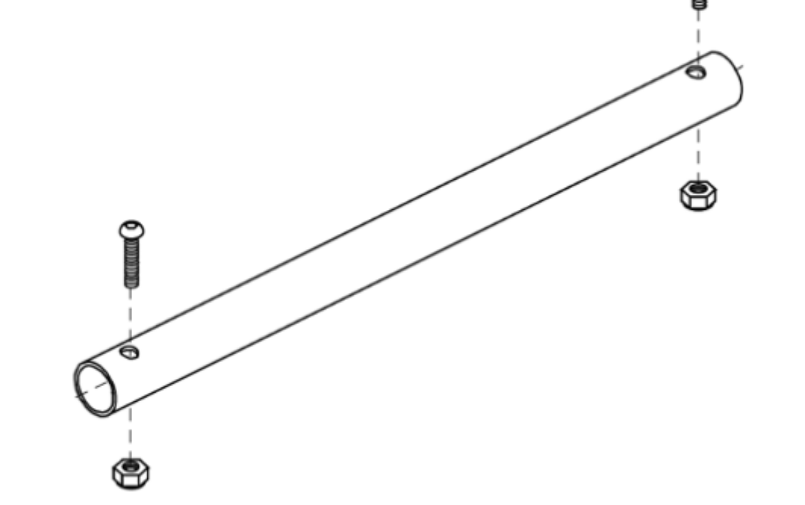 Picture of ARMREST,FLIP-UP,14''W-20''W,CENTER TUBE,SYNERGY