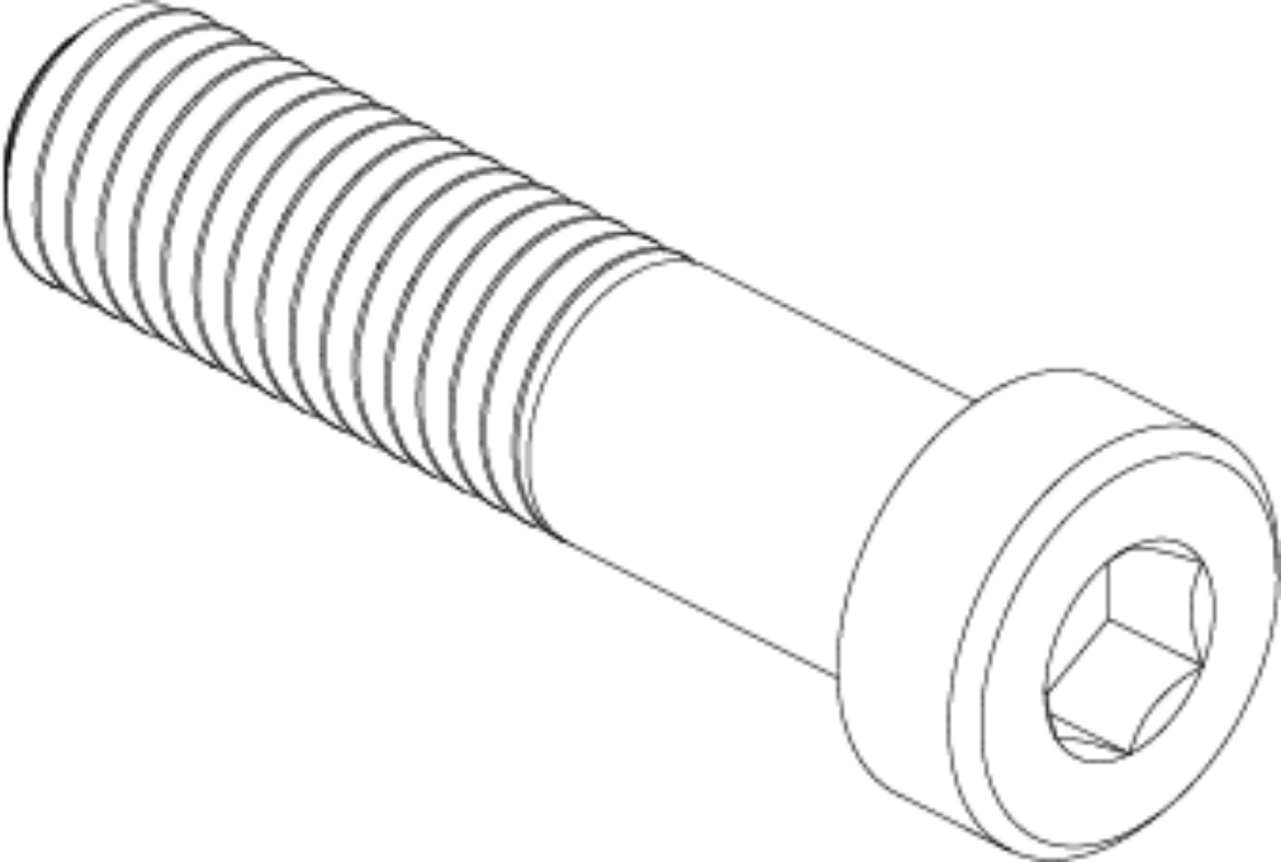 Picture of SCREW, SOCKET LOW HEAD, M12X1.75 X 35, CL 10.9 BZ