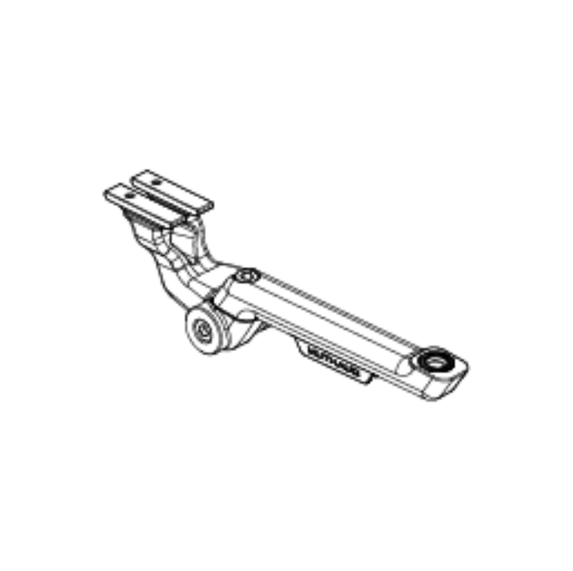 Picture of E1b - ARM ASSEMBLY, 22-26 WIDE, SYMPHONY, LEFT