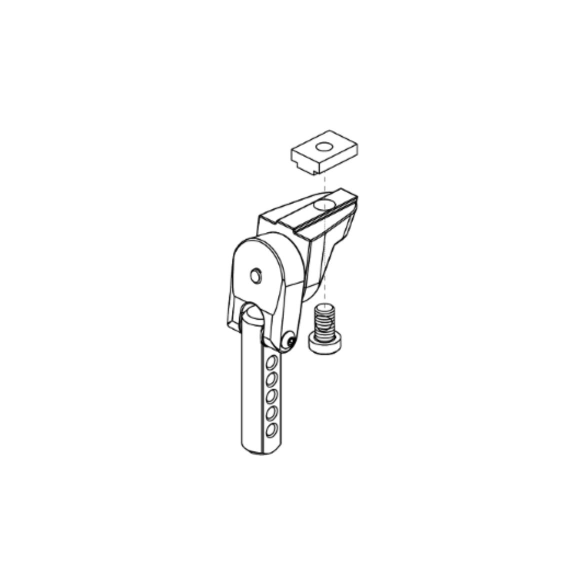 Picture of UPPER HINGE ASSEMBLY, SUPPORT COLUMN