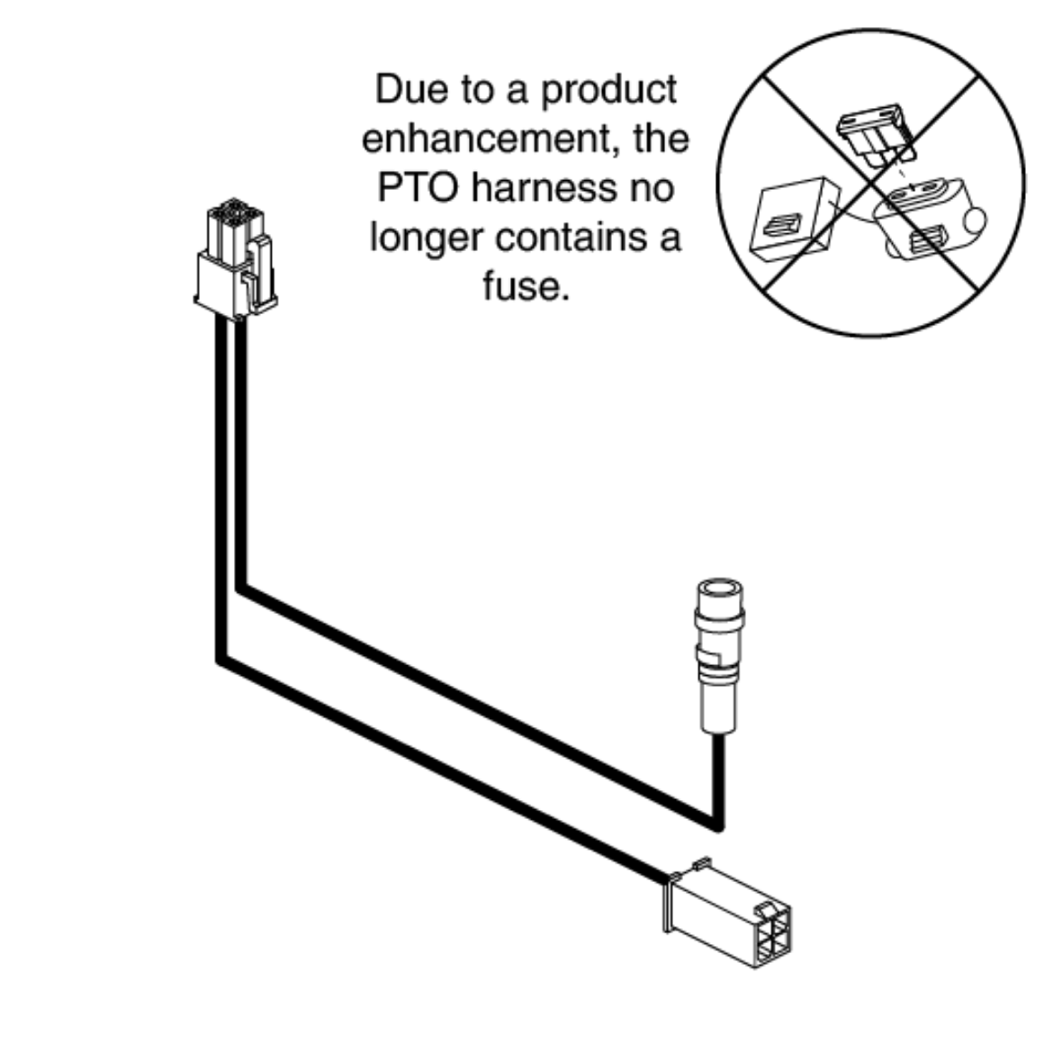 Picture of HARNESS, Y, PTO, 4 CIRCUIT, SURESEAL