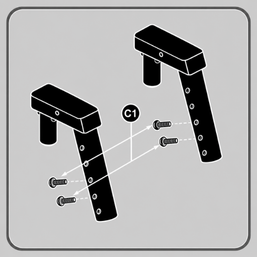 Picture for category Heavy Duty Drop-in Legrest - 13" - 18" Size Range