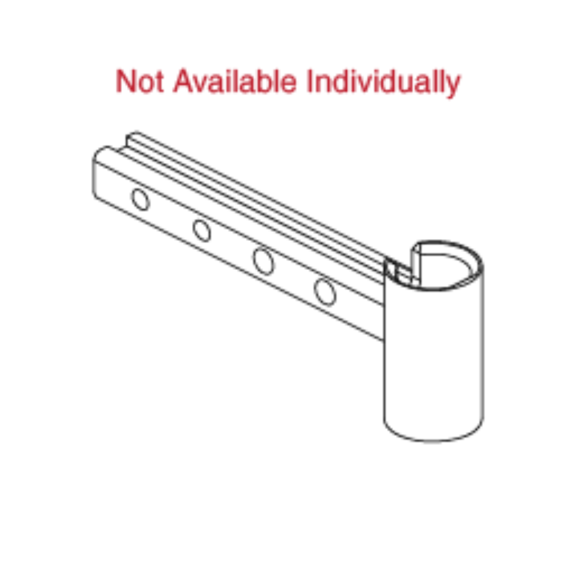 Picture of LEGREST HANGER,HD DROP-IN,RIGHTSLOTTED, OFFSET