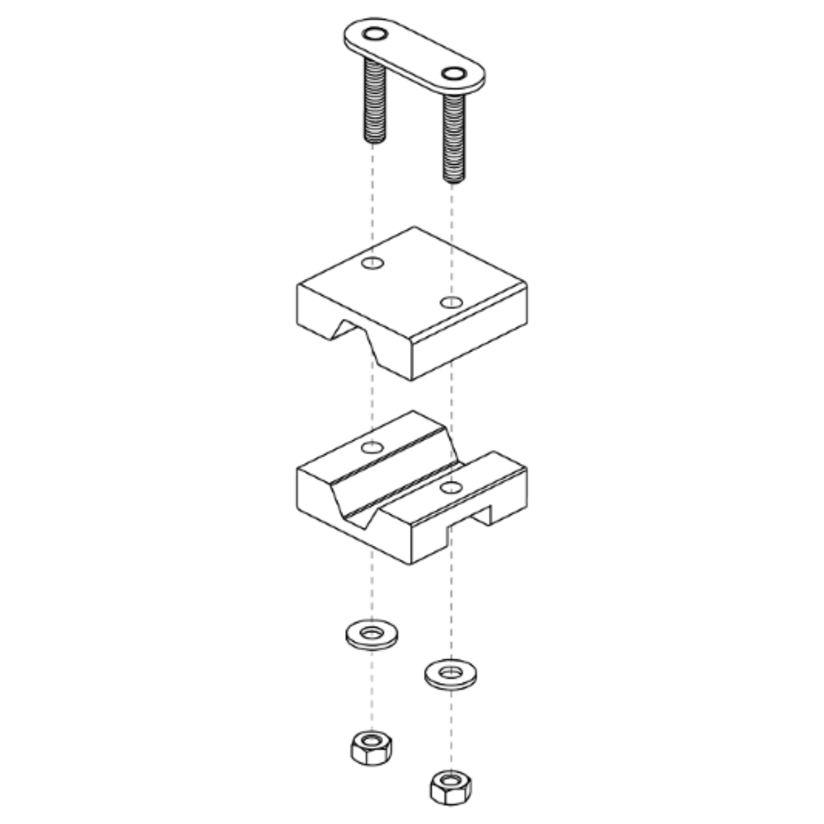 Picture of MOUNTING BLOCK, ASSY, FOOTPLATE