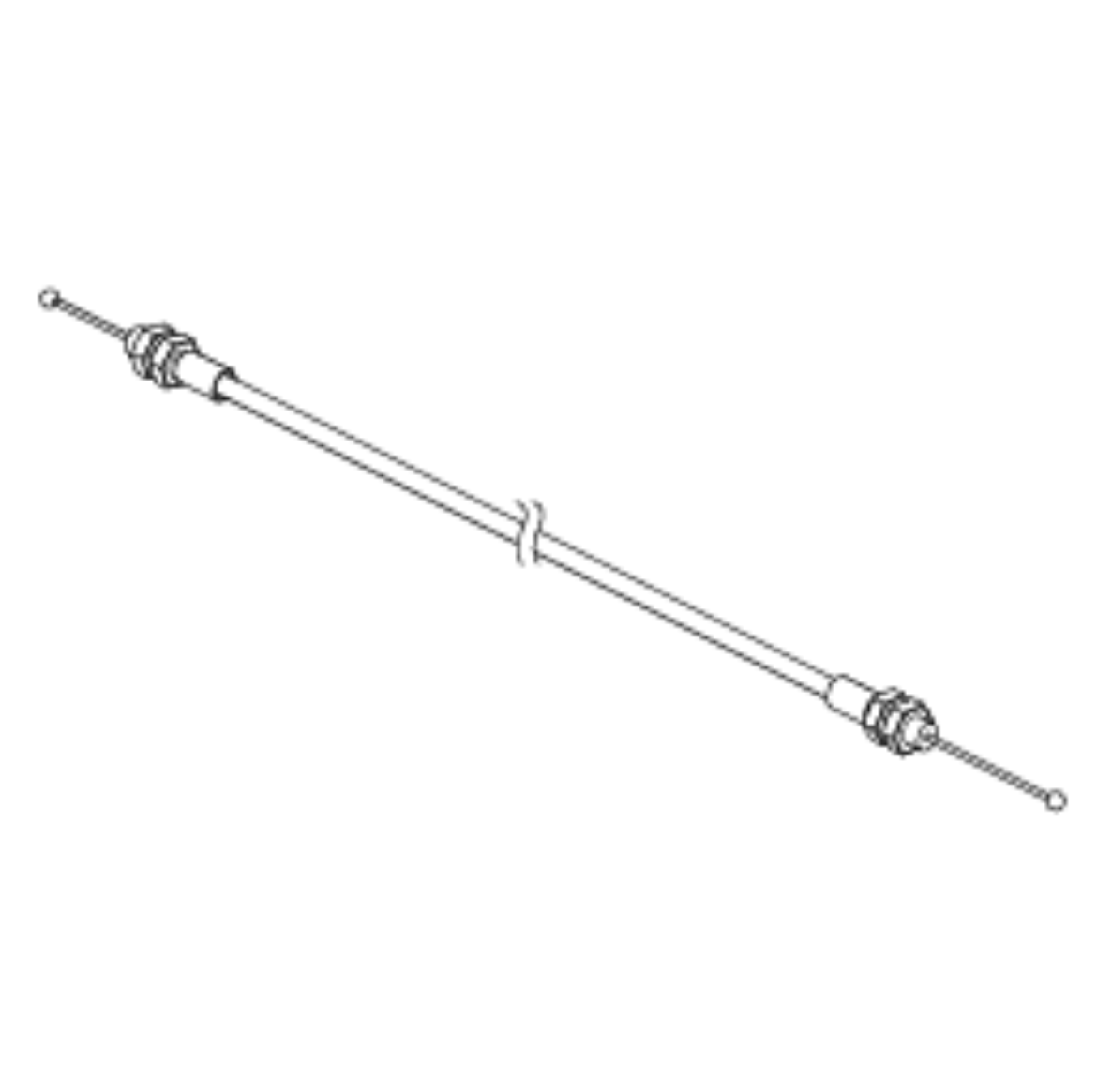 Picture of ILEVEL SUSPENSION LOCKOUT CABLE ASSEMBLY, STRAIGHT, 782 CABLE LENGTH, 185 STROKE - 2 Per Chair