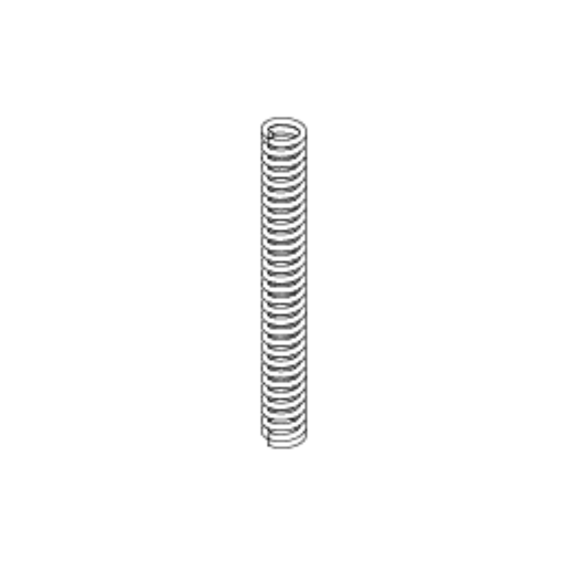 Picture of SPRING, COMPRESSION, .217 ID X .3125 OD X 2.5 FLG,15.7 LB/IN, BLACK