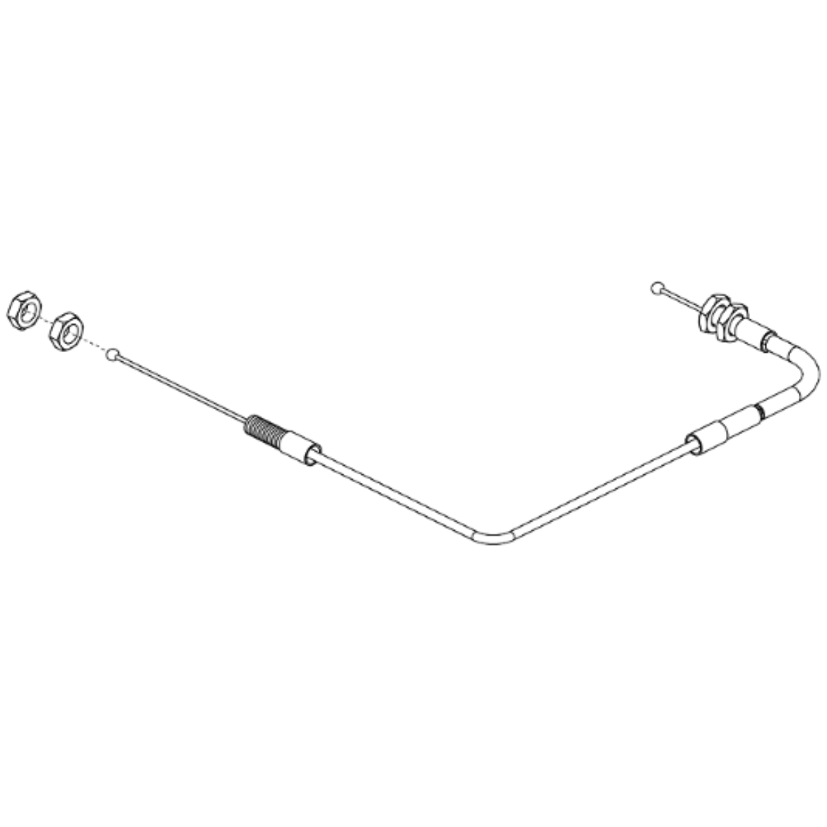 Picture of CABLE,ASSY,ILEVEL SUSPENSION LOCKOUT - 2 Per Chair
