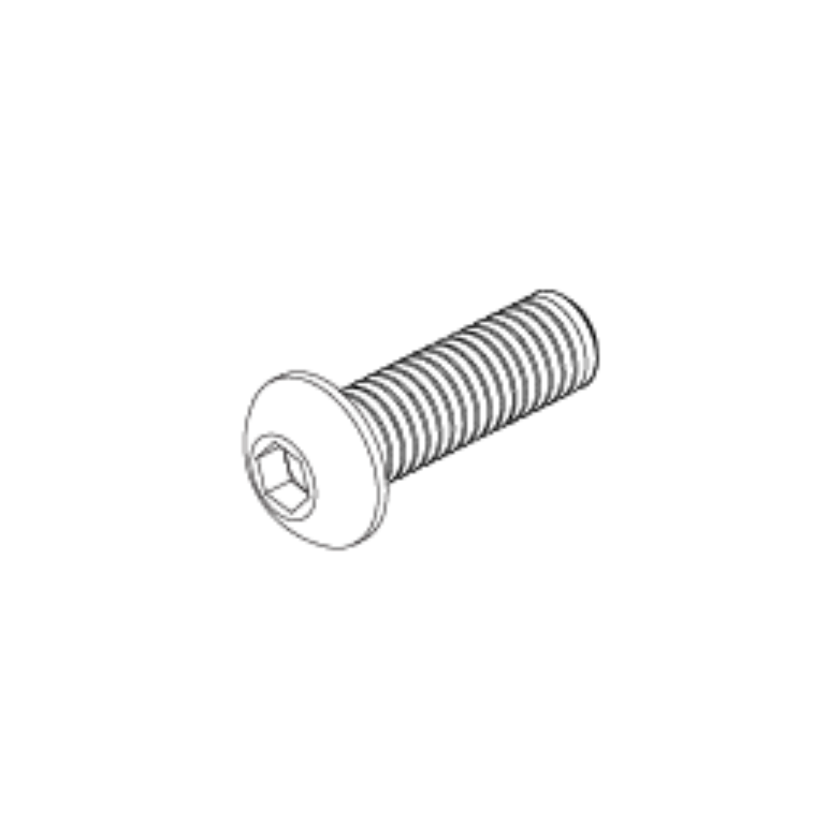 Picture of SCREW,BHSHCS,BLACK ZINC,M6-1.0 X 25MM