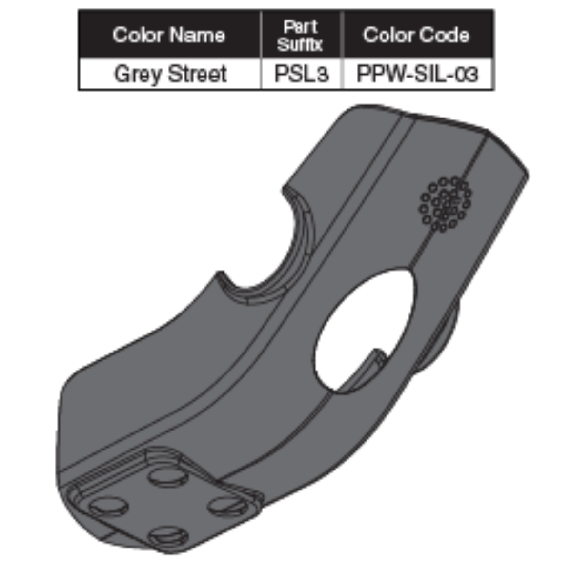 Picture of CONTROLLER SHROUD GREY STREET