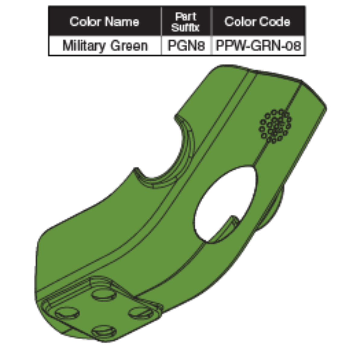 Picture of CONTROLLER SHROUD MILITARY GREEN
