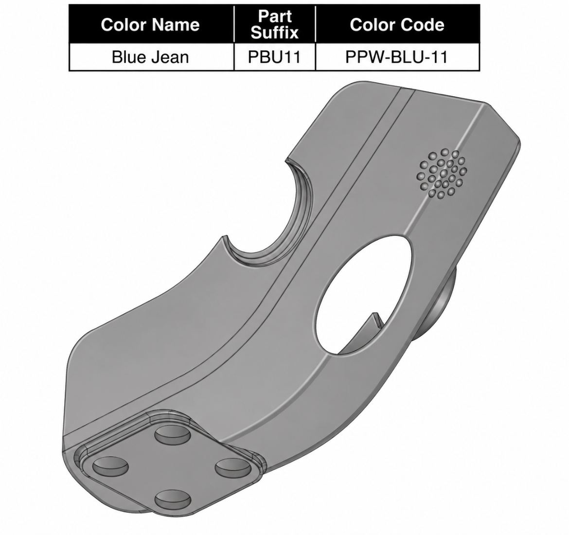 Picture of CONTROLLER SHROUD GHOST GRAY