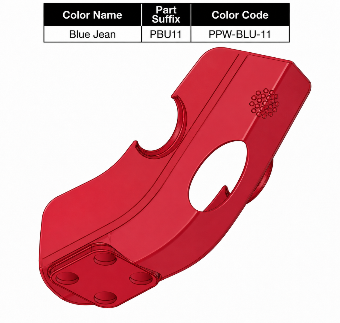 Picture of CONTROLLER SHROUD INFERNO RED