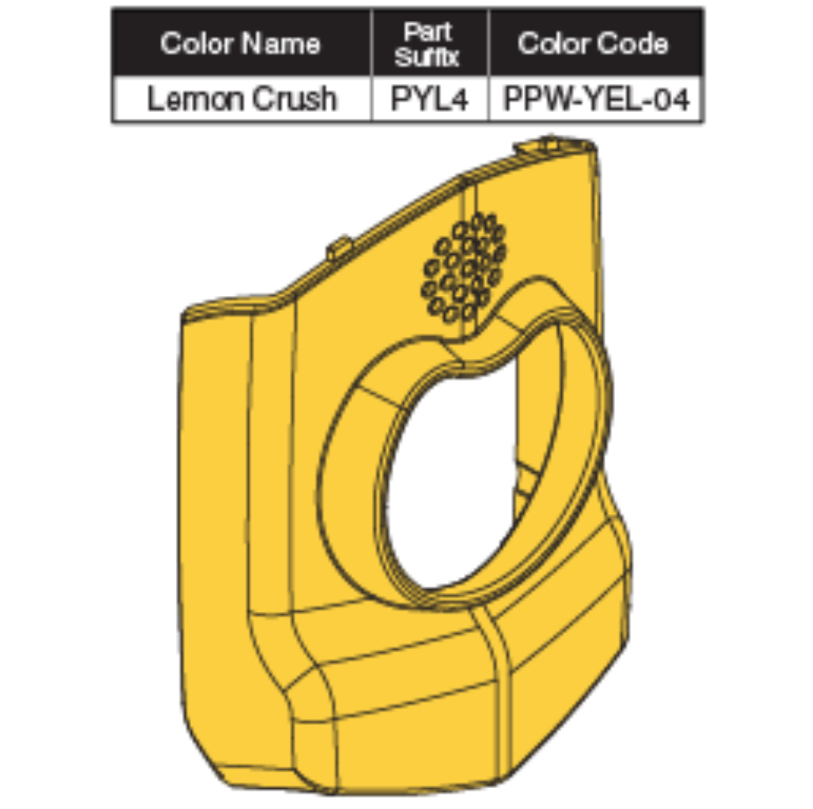 Picture of ENHANCE DISPLAY LEMON CRUSH SHROUD