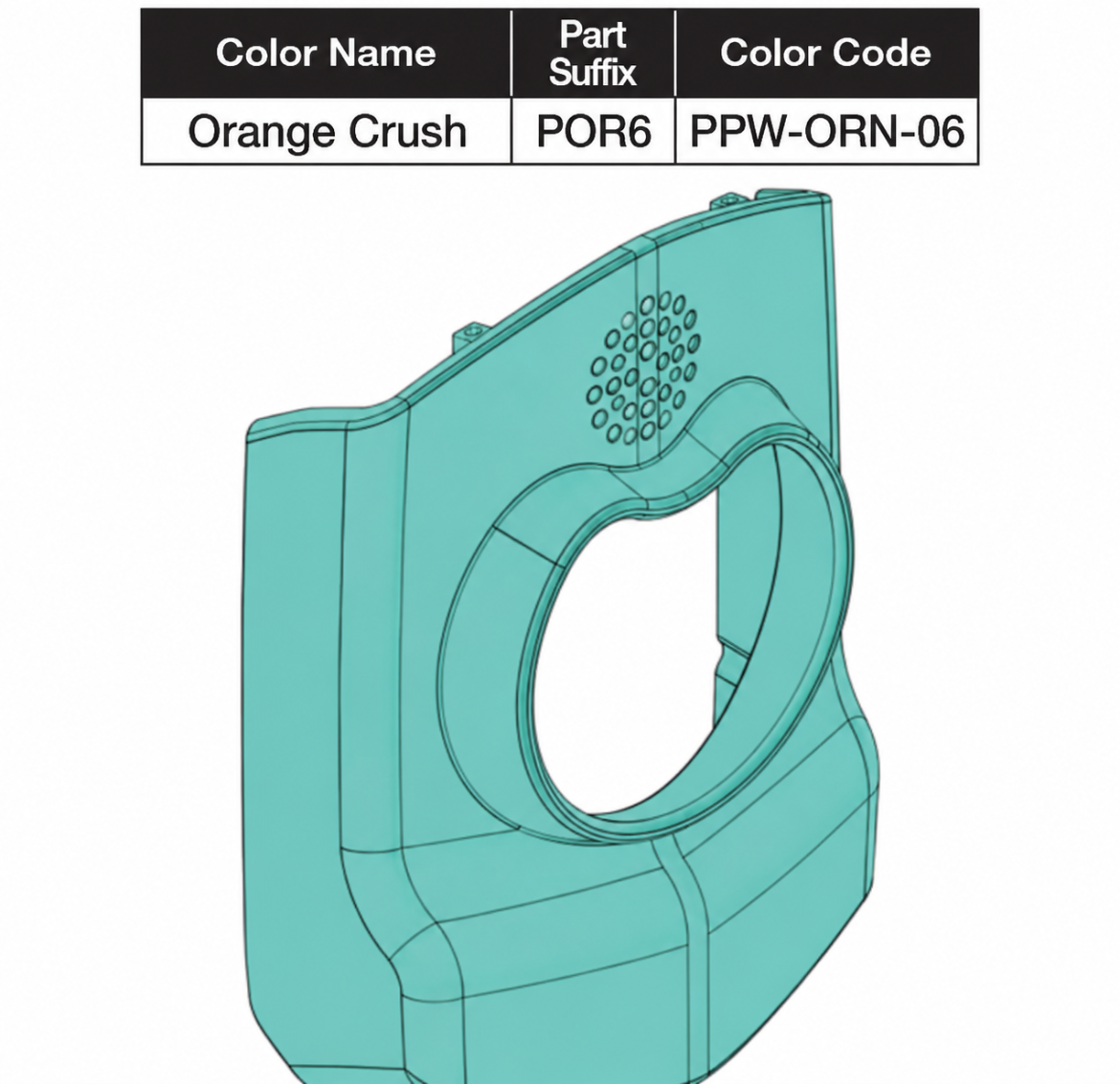 Picture of ENHANCED DISPLAY BERMUDA BLUE SHROUD